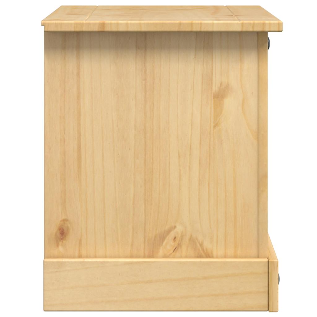 Table de chevet Corona 53x39x47 cm bois de pin massif - XIOS