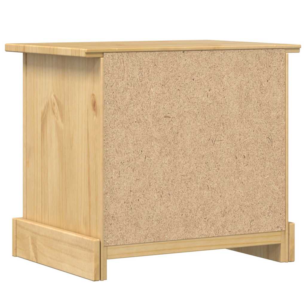 Table de chevet Corona 53x39x47 cm bois de pin massif - XIOS