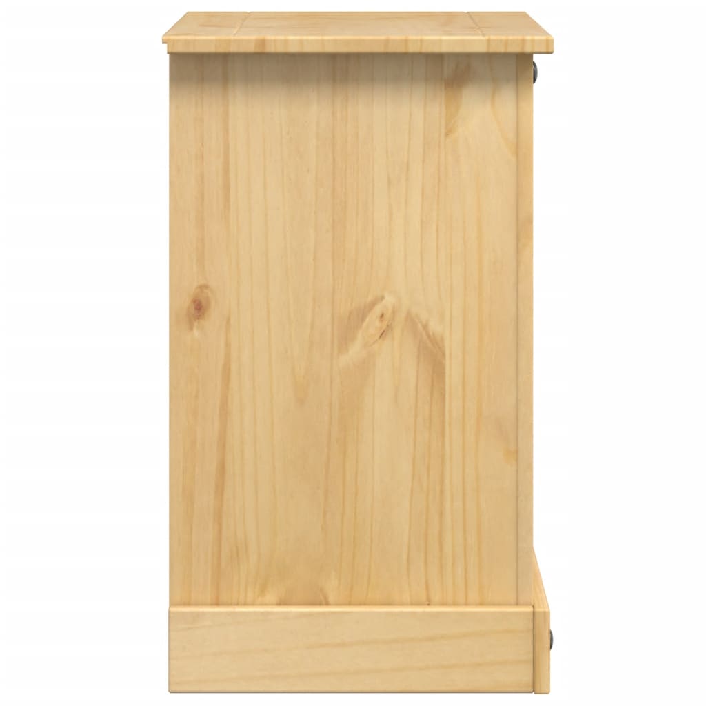 Table de chevet Corona 53x39x66 cm bois de pin massif - XIOS