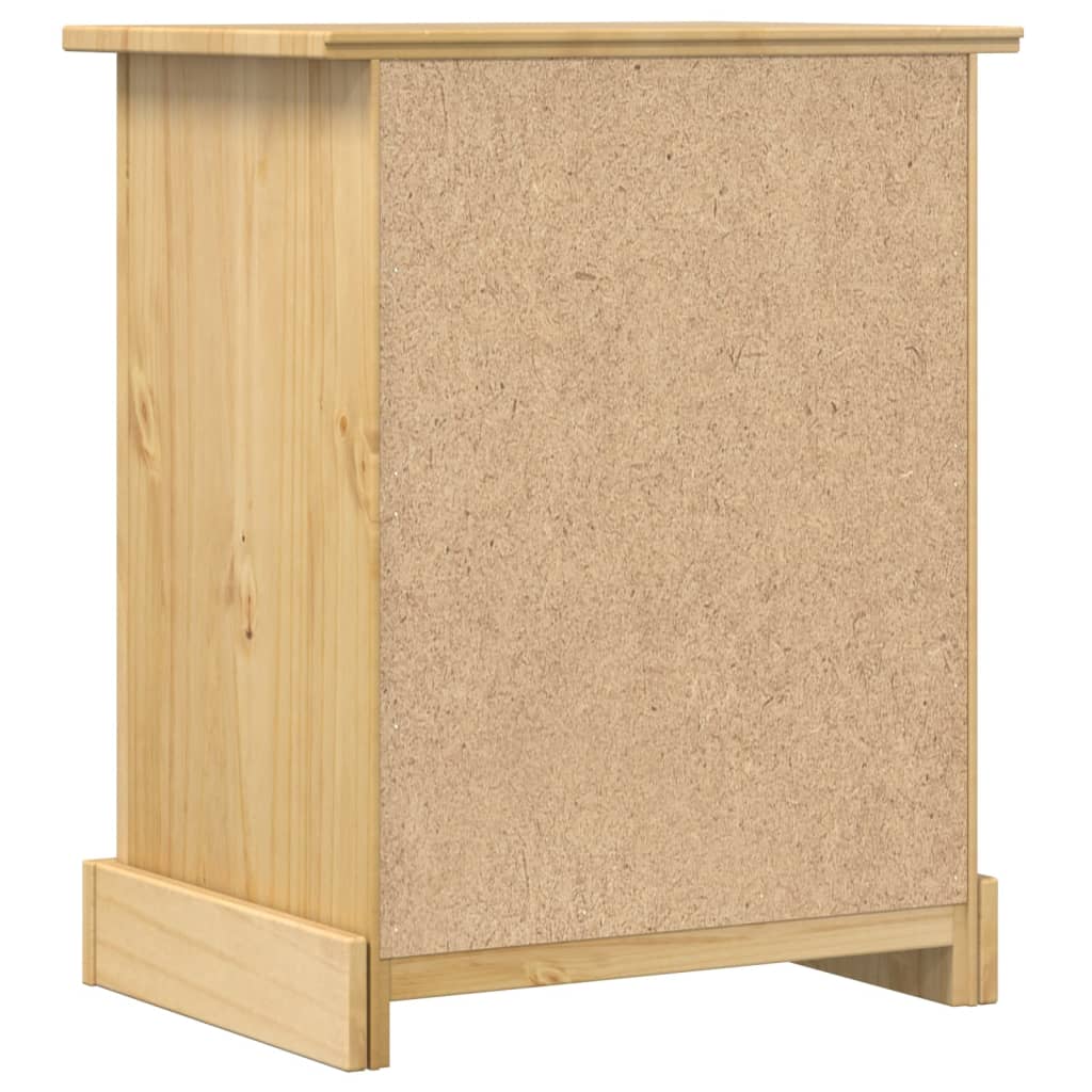 Table de chevet Corona 53x39x66 cm bois de pin massif - XIOS