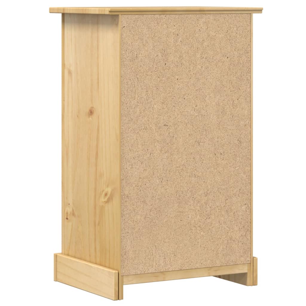 Table de chevet Corona 53x39x84 cm bois de pin massif - XIOS