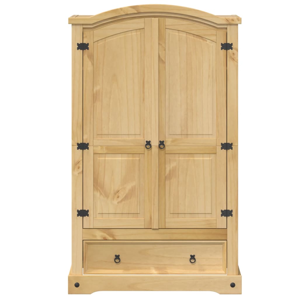 Garde-robe Corona 101x52x170 cm bois de pin massif - XIOS