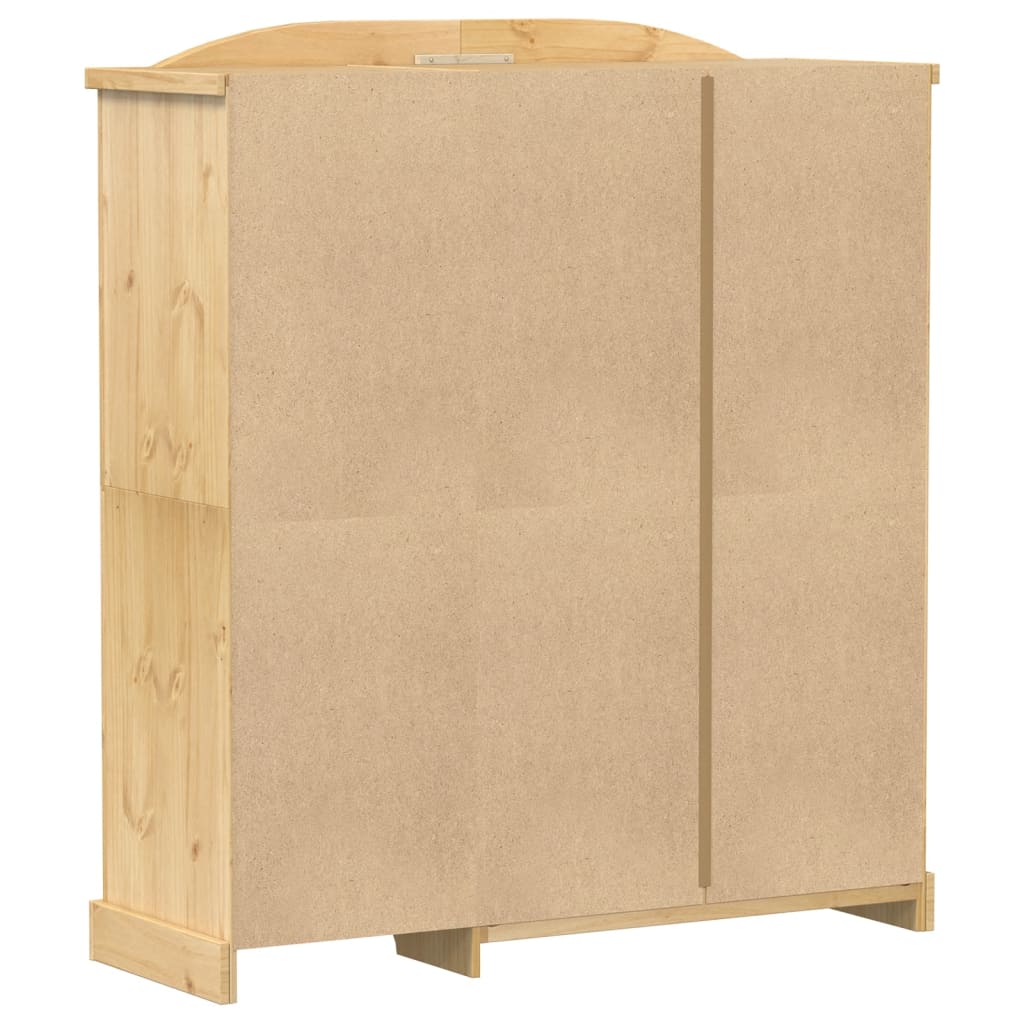 Garde-robe Corona 151,5x52x170 cm bois de pin massif - XIOS