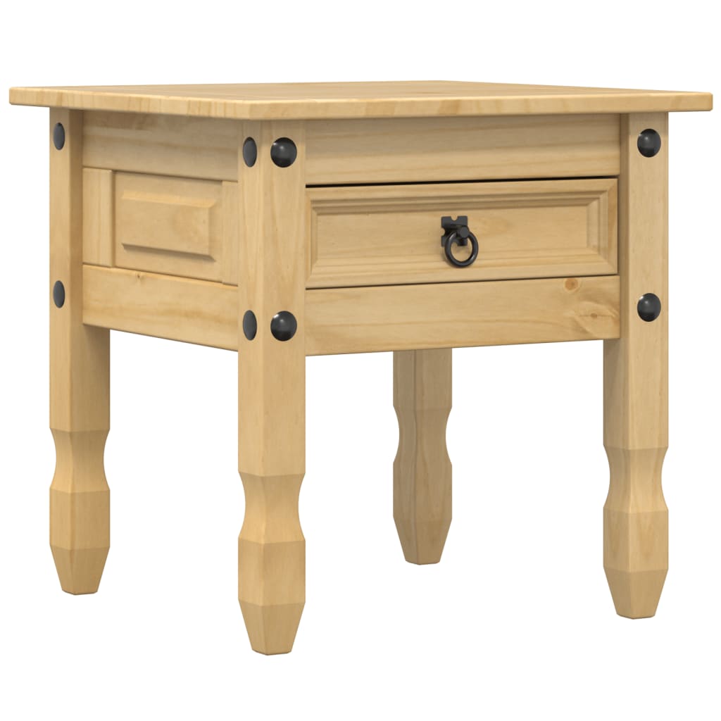 Table d'appoint Corona 50x50x50 cm bois de pin massif - XIOS