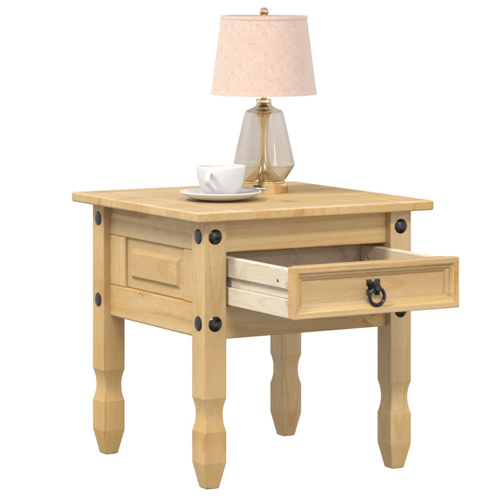 Table d'appoint Corona 50x50x50 cm bois de pin massif - XIOS
