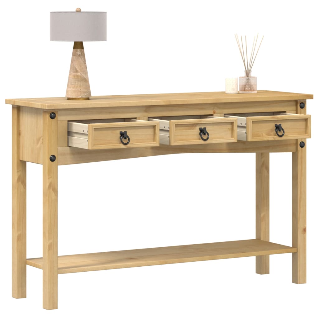 Table console Corona 114x34,5x73 cm bois de pin massif - XIOS