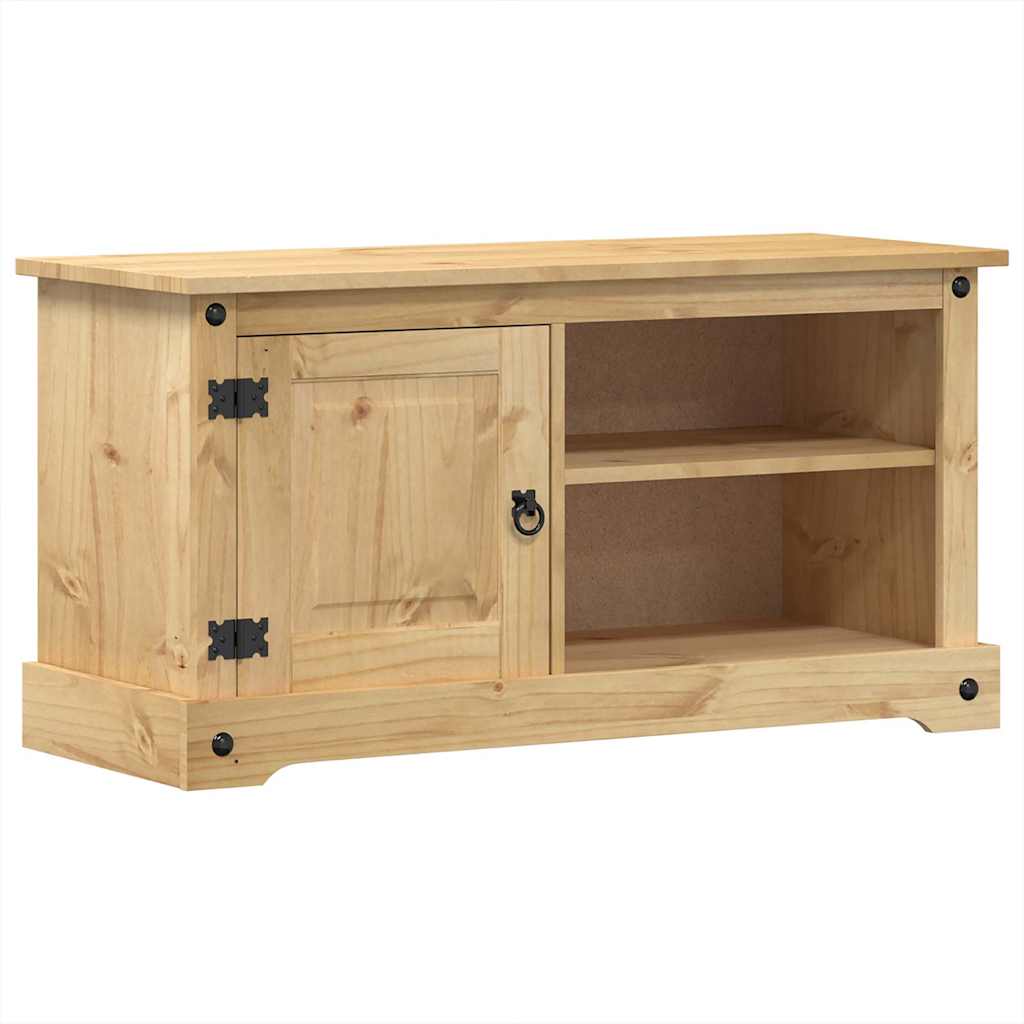 Meuble TV Corona 100x40x52 cm bois de pin massif - XIOS