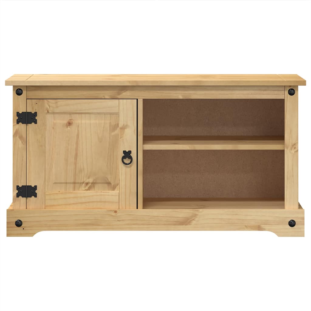 Meuble TV Corona 100x40x52 cm bois de pin massif - XIOS
