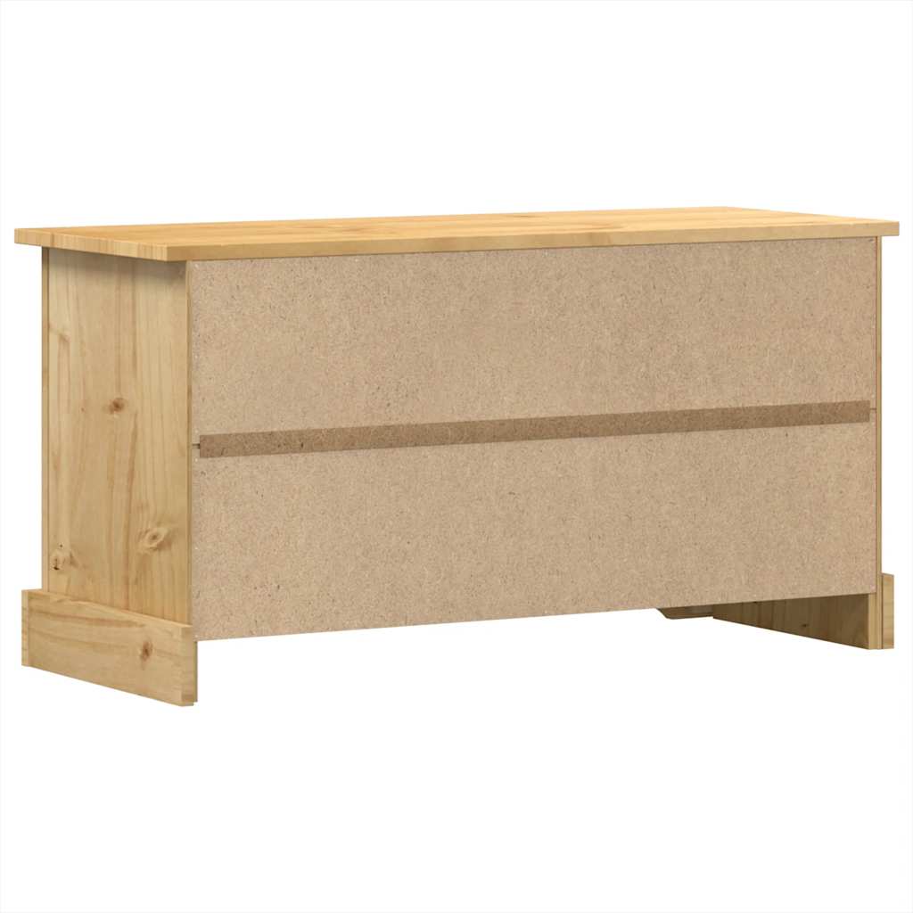 Meuble TV Corona 100x40x52 cm bois de pin massif - XIOS