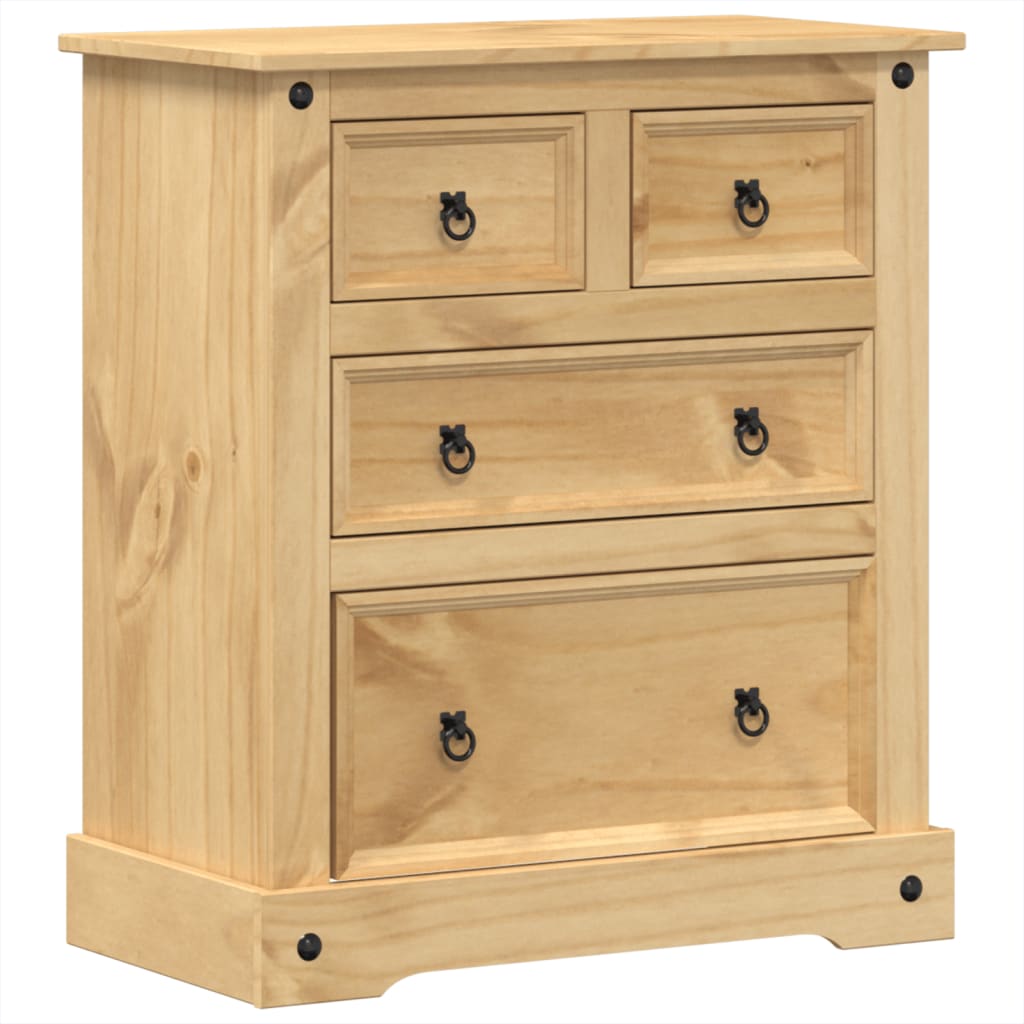 Commode Corona 80x43x91 cm bois massif de pin - XIOS