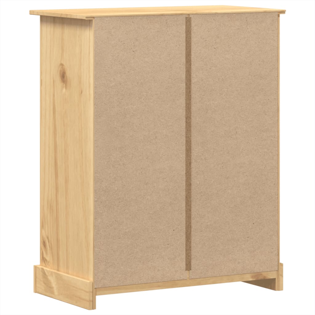 Commode Corona 92x48x120 cm bois massif de pin - XIOS