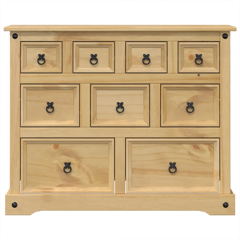 Commode Corona 101x45x82 cm bois massif de pin - XIOS