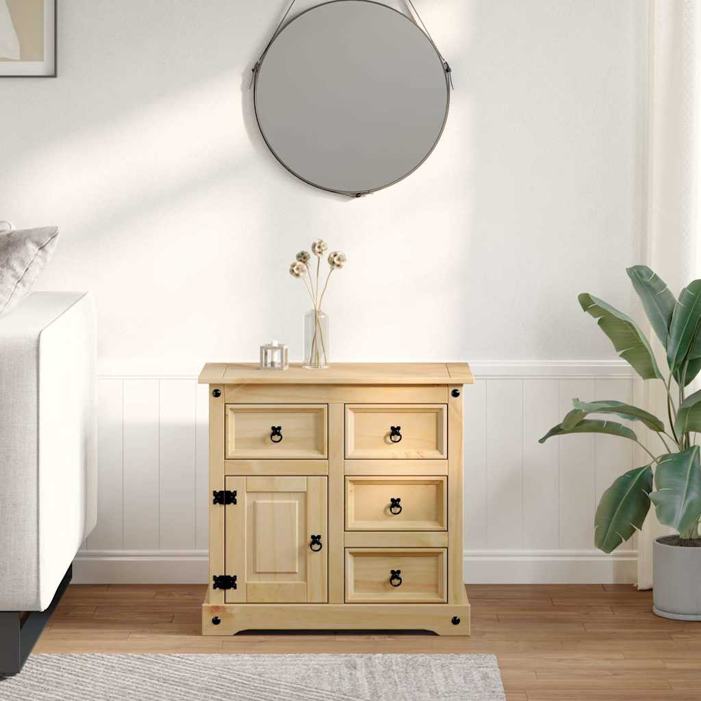 Buffet Corona 80x40x75 cm bois massif de pin - XIOS