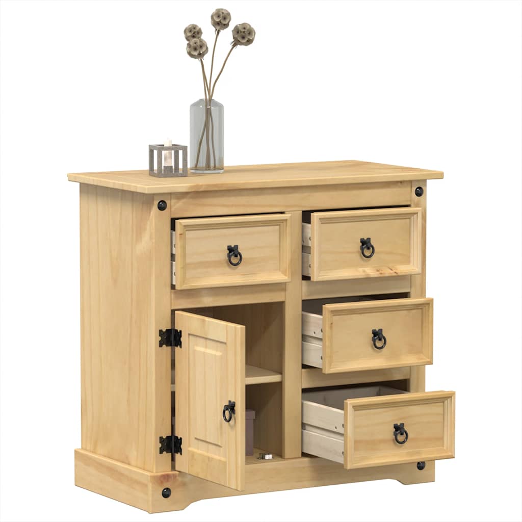 Buffet Corona 80x40x75 cm bois massif de pin