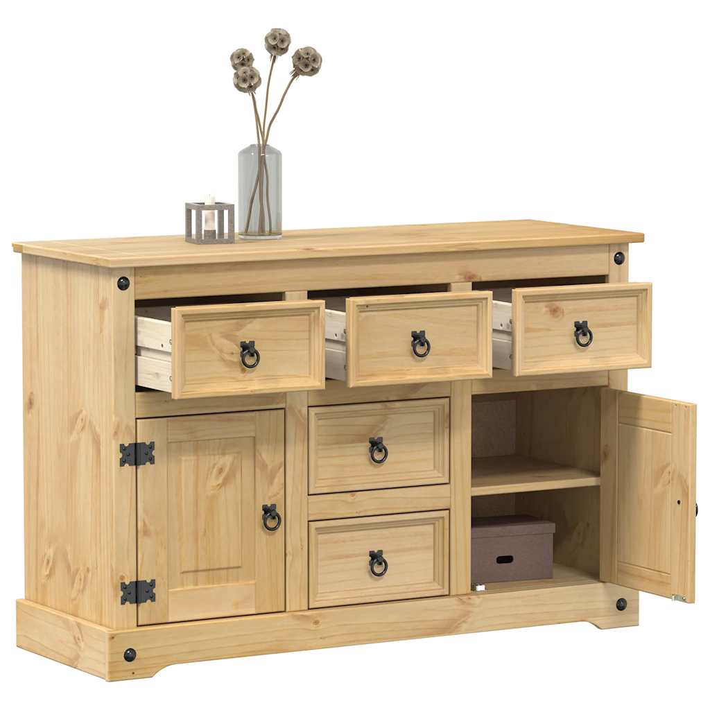 Buffet Corona 112x40x75 cm bois massif de pin
