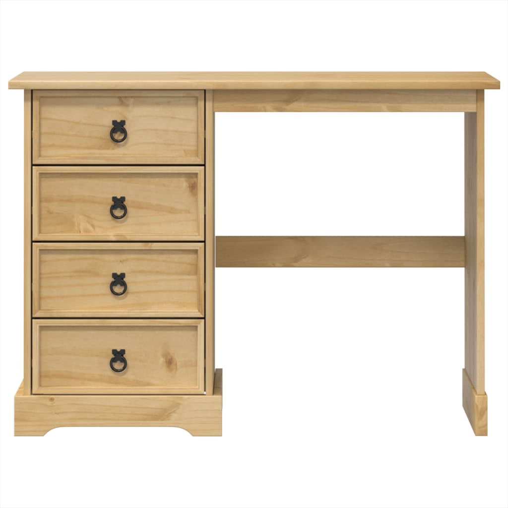 Coiffeuse Corona 104x47x75 cm bois de pin massif - XIOS