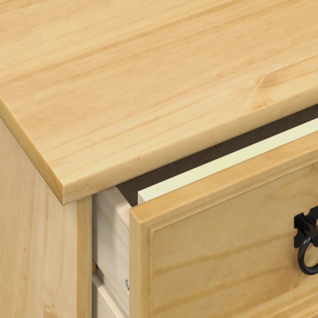 Coiffeuse Corona 104x47x75 cm bois de pin massif - XIOS
