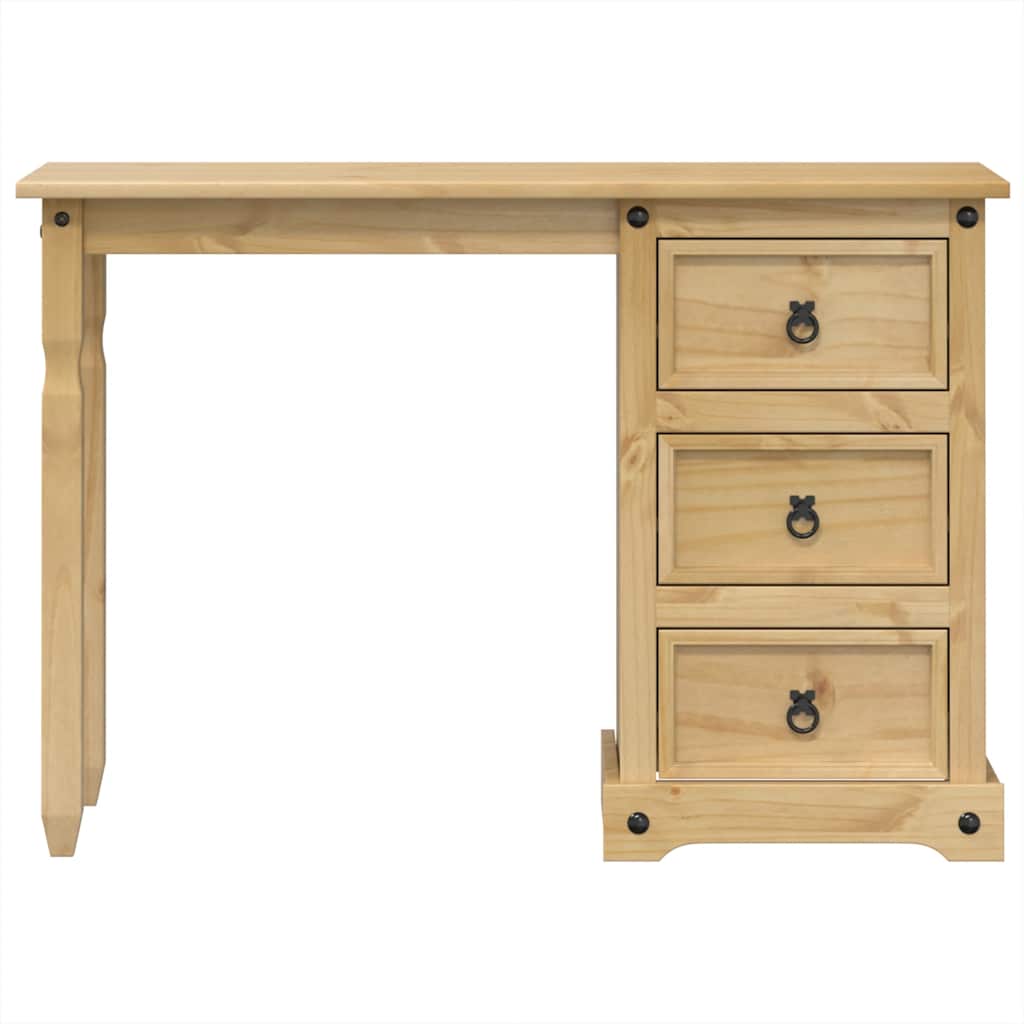 Coiffeuse Corona 110x47x75 cm bois de pin massif - XIOS