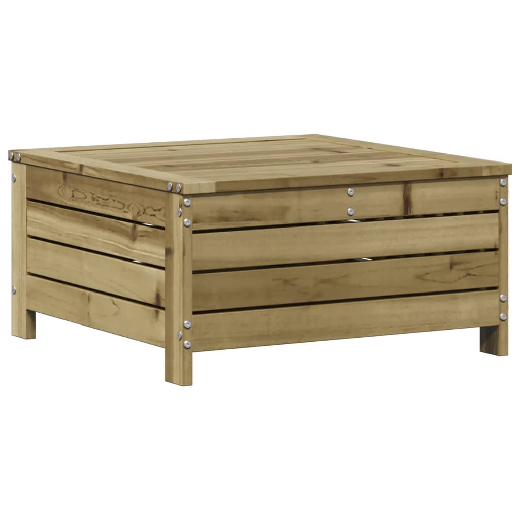 Salon de jardin 3 pcs avec coussins bois de pin imprégné