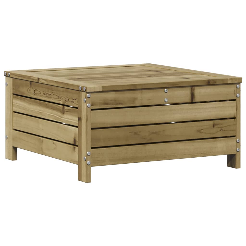 Salon de jardin 5 pcs avec coussins bois de pin imprégné