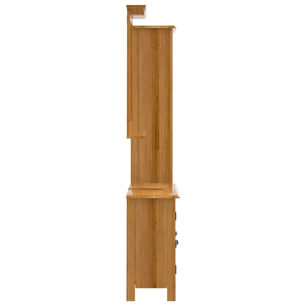 Ensemble de meubles de salle de bain 3 pcs bois de pin massif