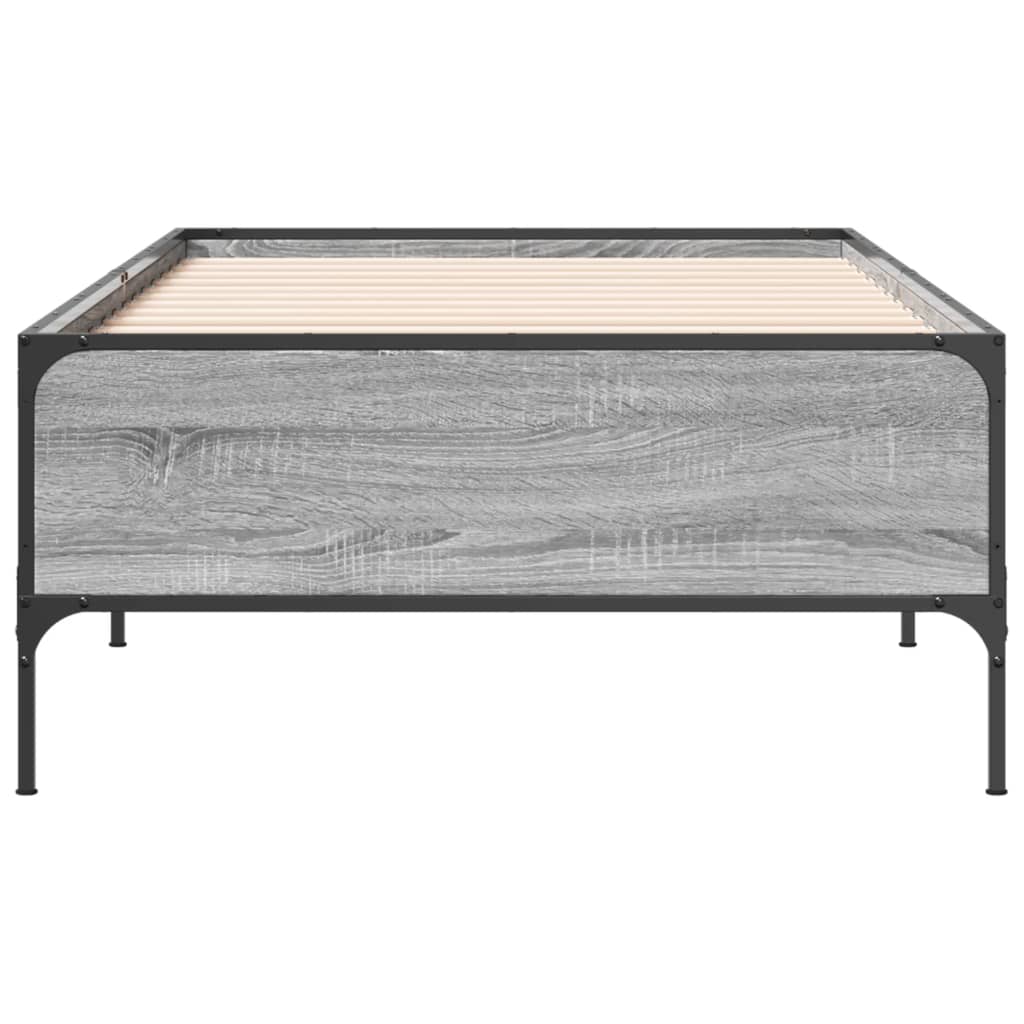 Cadre de lit sans matelas sonoma gris 90x190 cm - XIOS