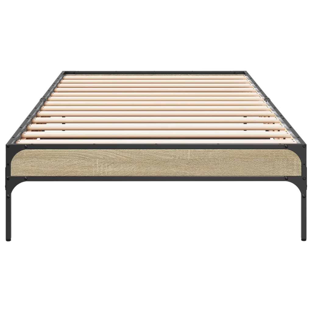 Cadre de lit sans matelas chêne sonoma 100x200 cm - XIOS