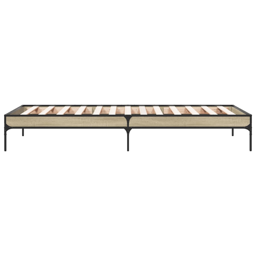Cadre de lit sans matelas chêne sonoma 100x200 cm - XIOS