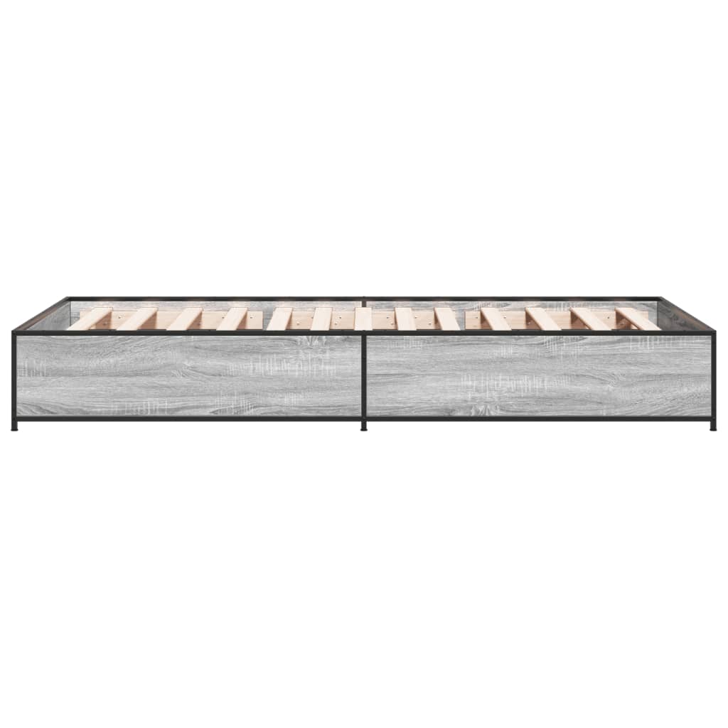 Cadre de lit sans matelas sonoma gris 90x200 cm - XIOS