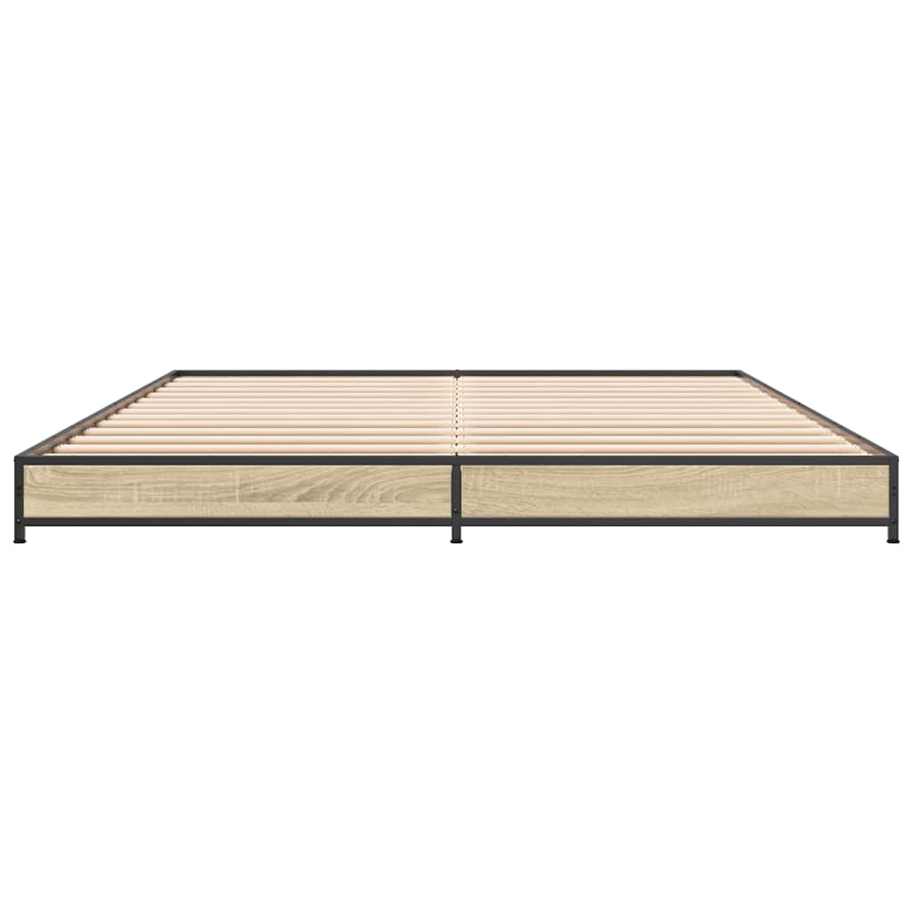 Cadre de lit sans matelas chêne sonoma 120x200 cm - XIOS