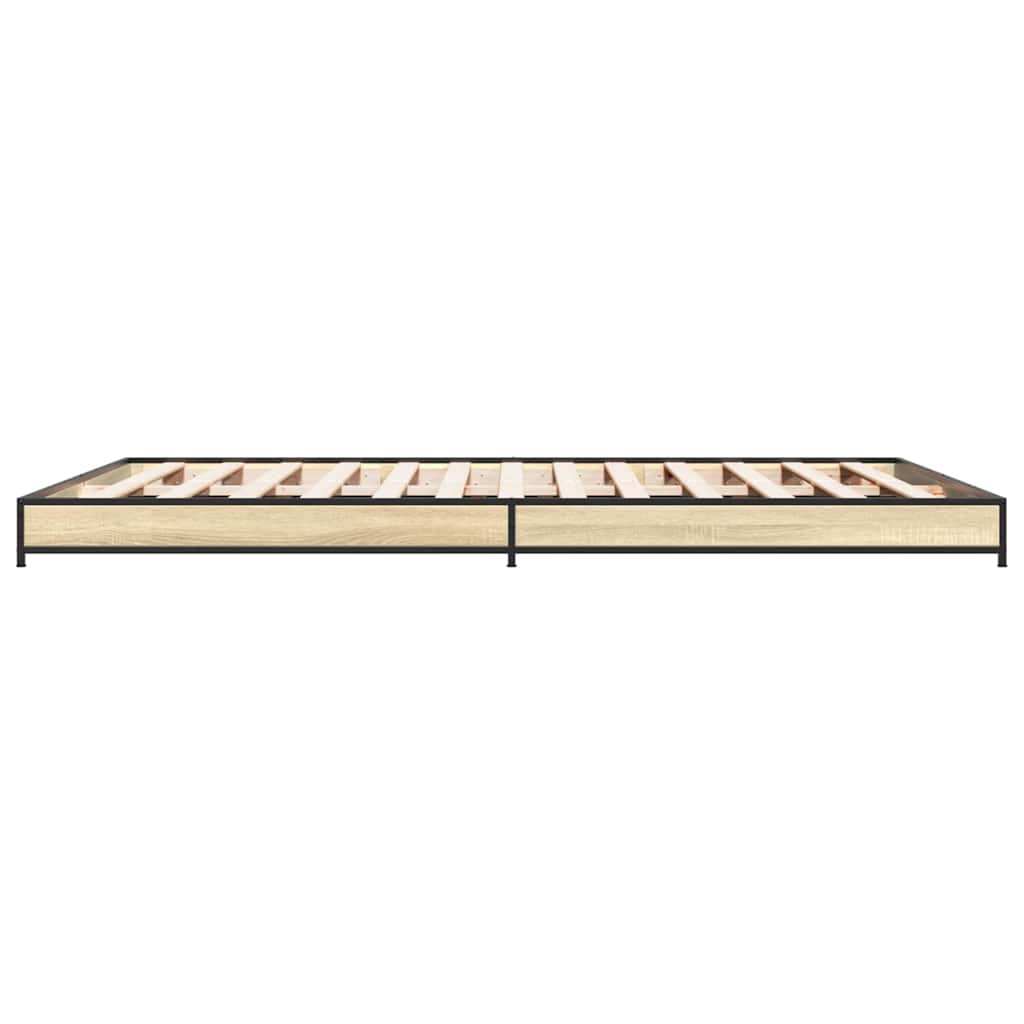 Cadre de lit sans matelas chêne sonoma 120x200 cm - XIOS