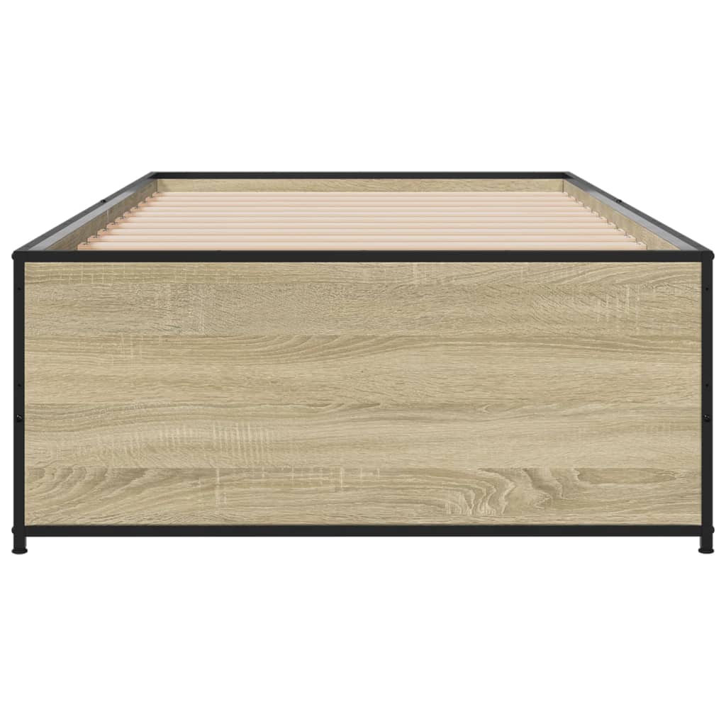 Cadre de lit sans matelas chêne sonoma 100x200 cm - XIOS