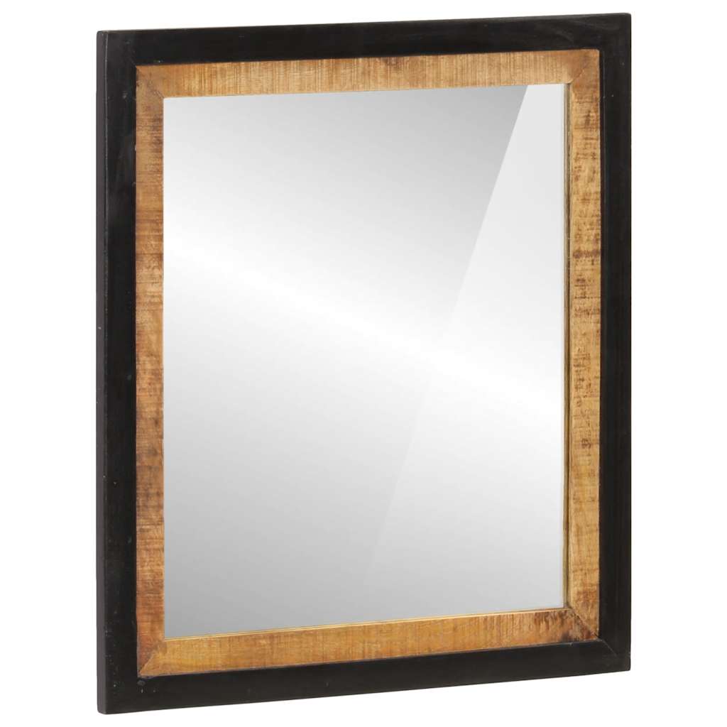 Ensemble de meubles salle de bain 2 pcs fer et bois de manguier