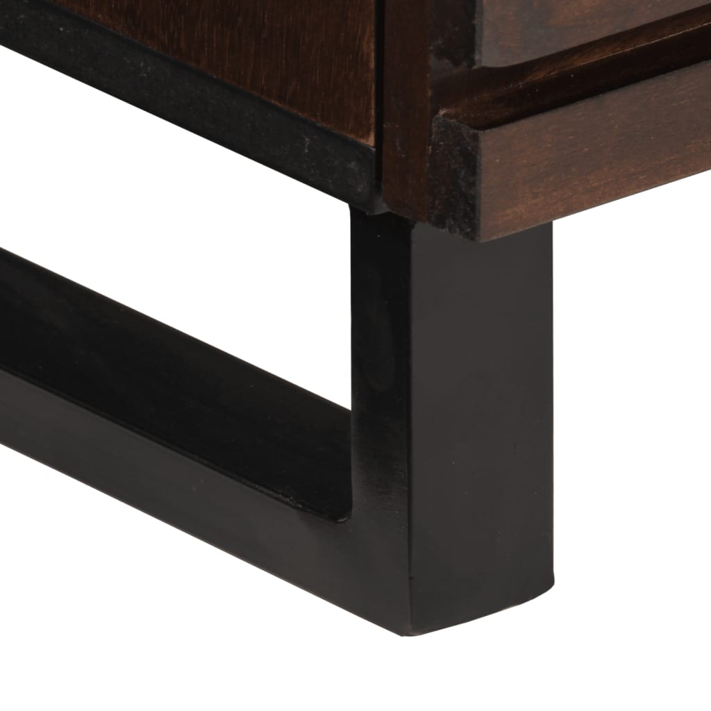 Buffets 2 pcs 60x34x75 cm bois massif de manguier - XIOS