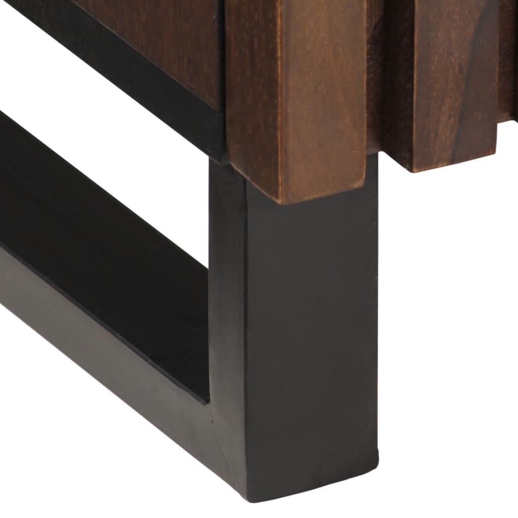 Buffets 3 pcs 60x34x75 cm bois massif de manguier - XIOS