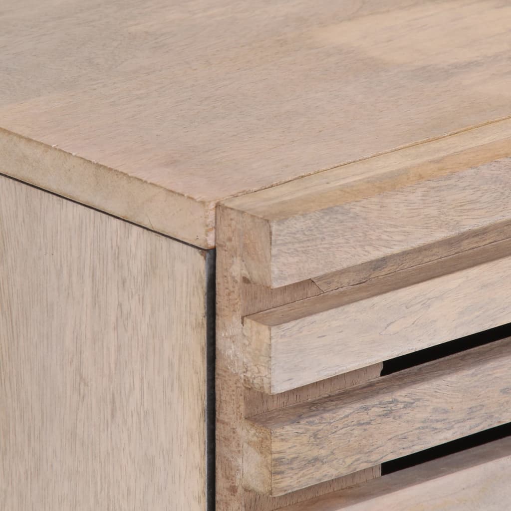 Buffets 2 pcs 60x34x75 cm bois massif de manguier - XIOS