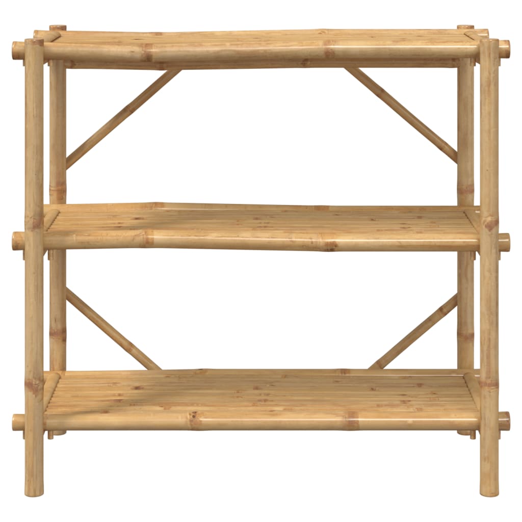 Étagère à 3 niveaux 100x40x90 cm bambou - XIOS