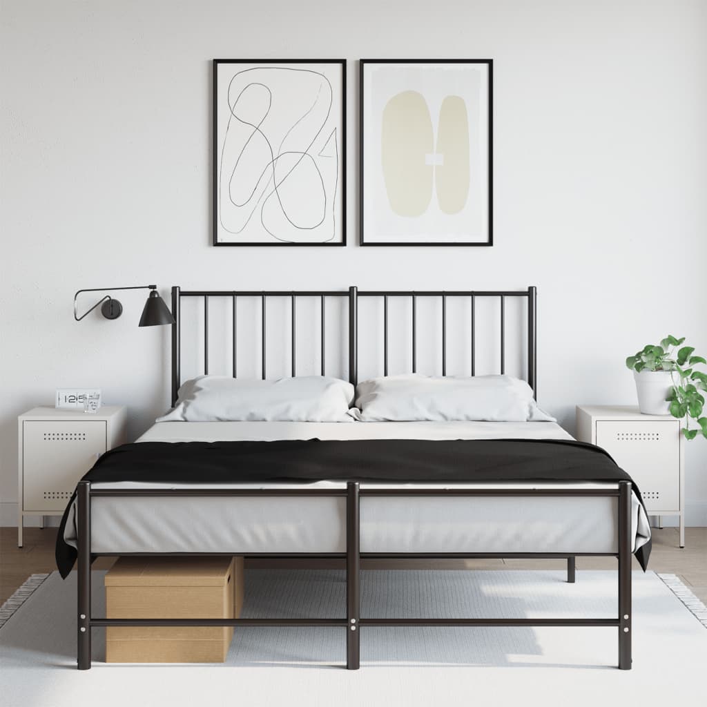 Tables de chevet 2 pcs blanc 36x39x50,5 cm acier - XIOS