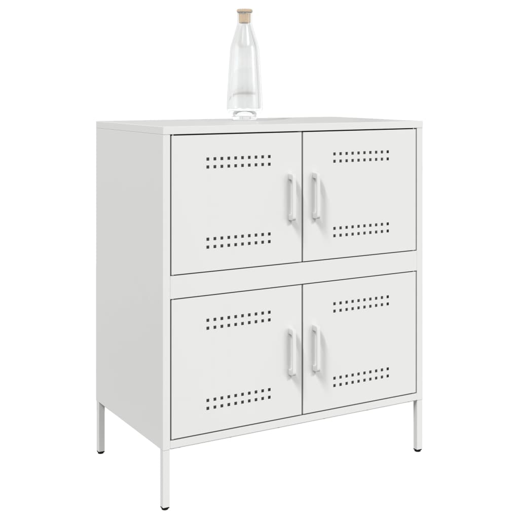 Buffet blanc 68x39x79 cm acier - XIOS