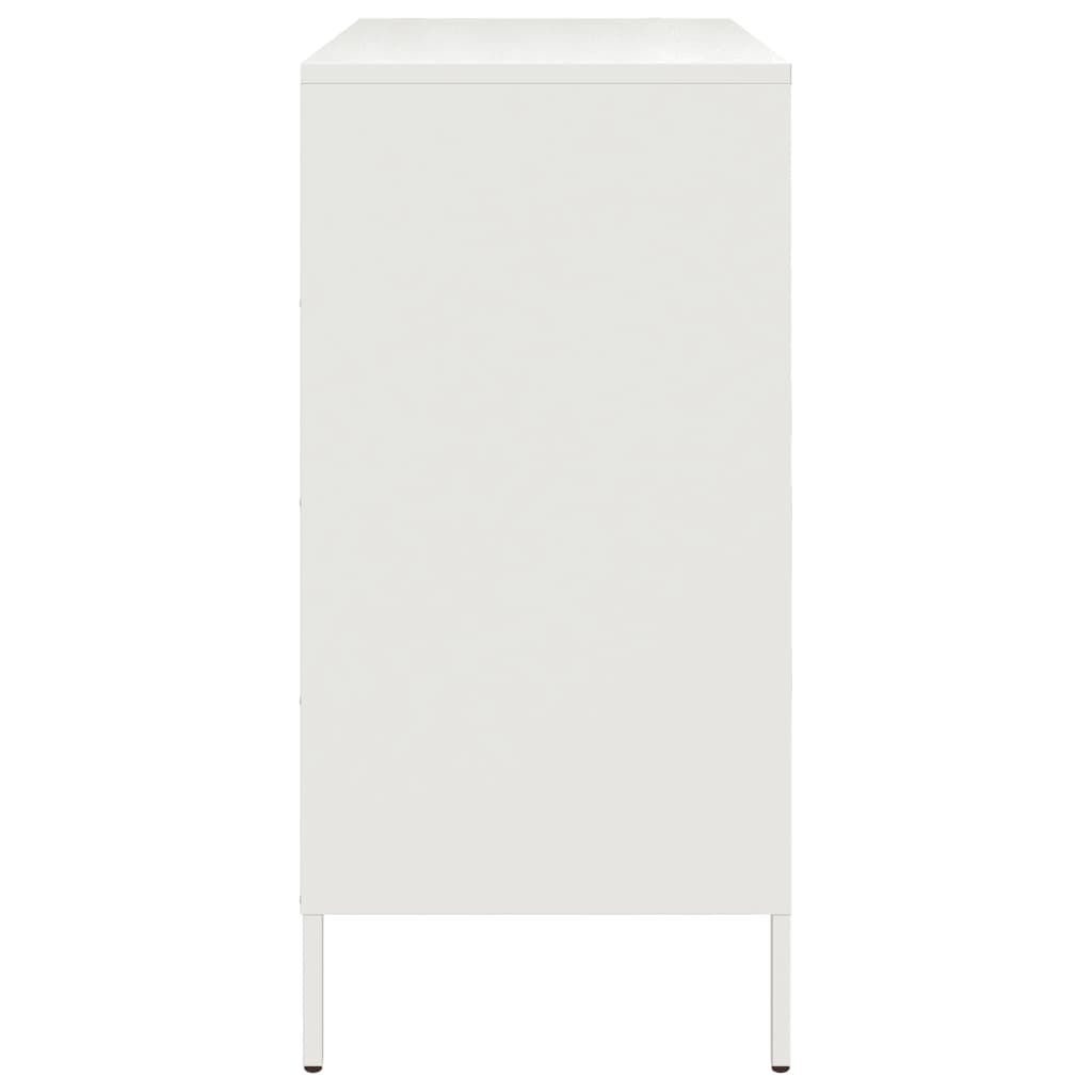 Buffet blanc 68x39x79 cm acier - XIOS