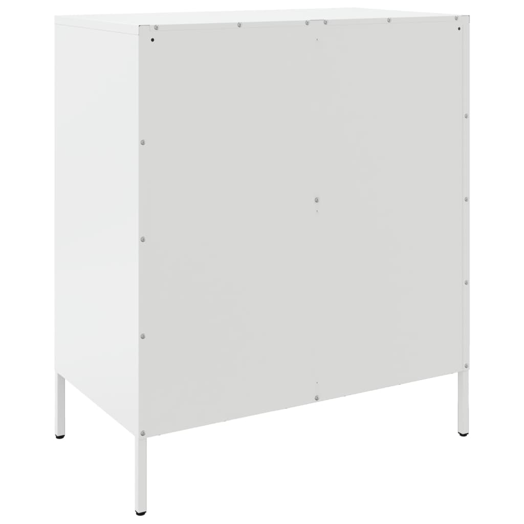 Buffet blanc 68x39x79 cm acier - XIOS