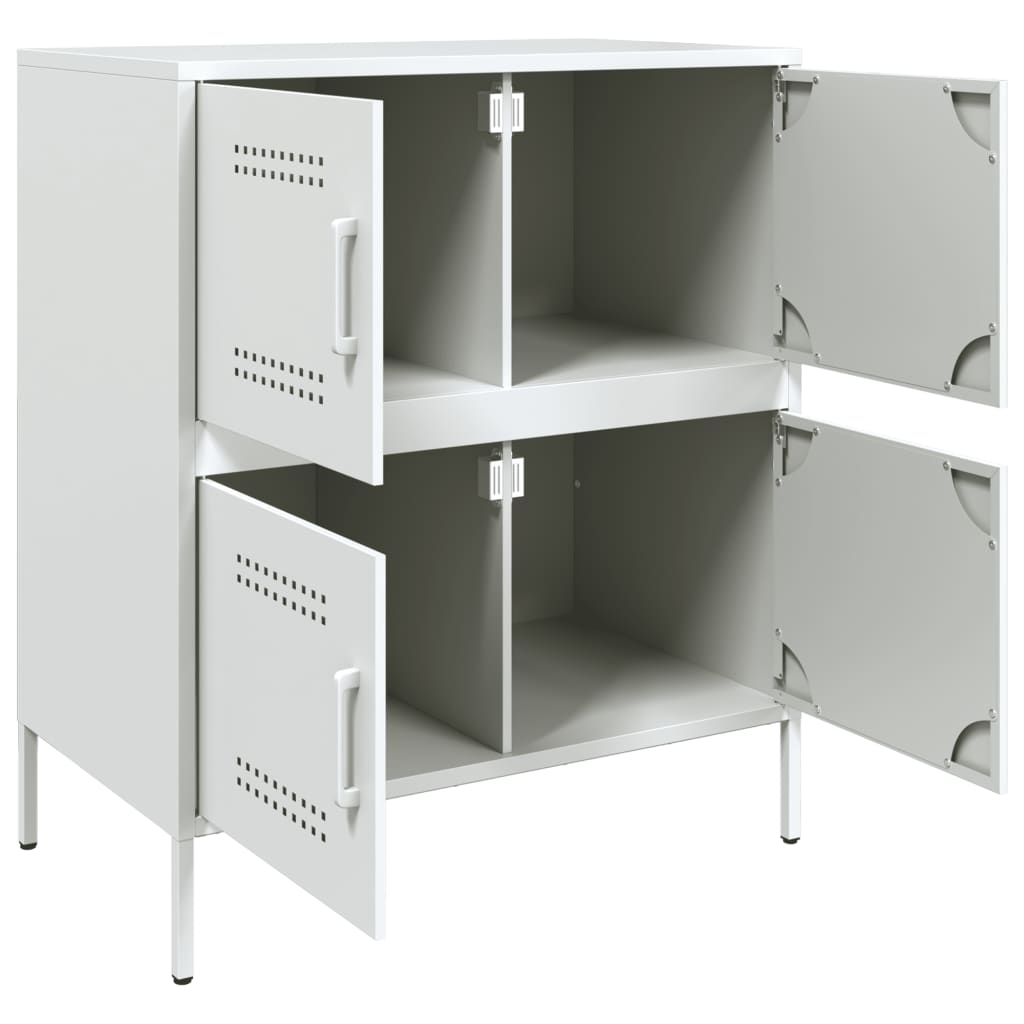 Buffet blanc 68x39x79 cm acier - XIOS