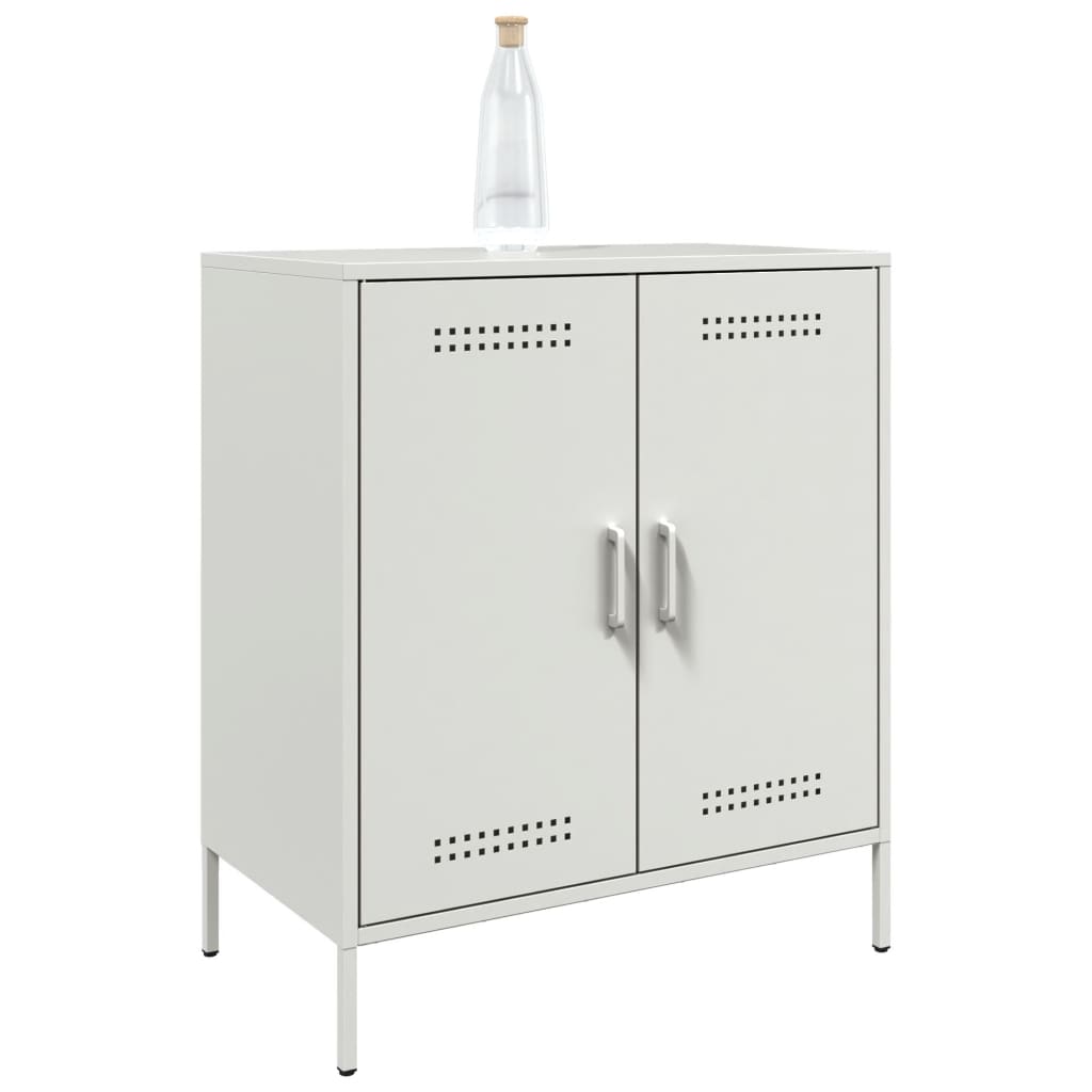 Buffet blanc 68x39x79 cm acier - XIOS