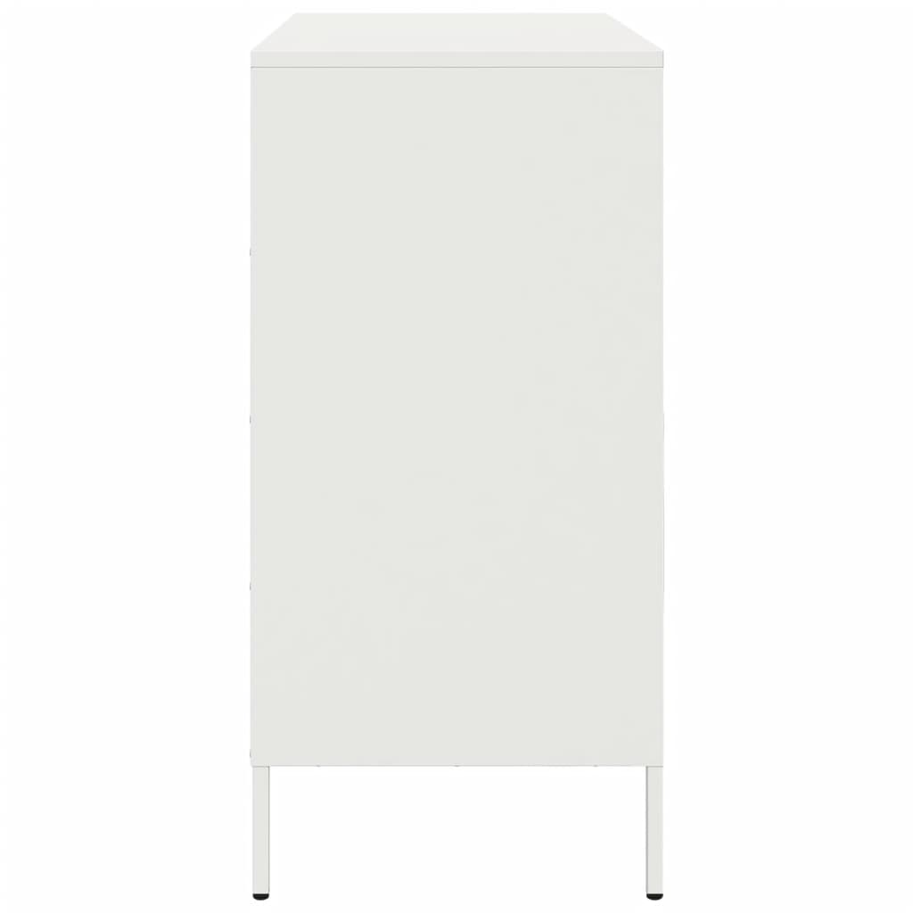 Buffet blanc 68x39x79 cm acier - XIOS