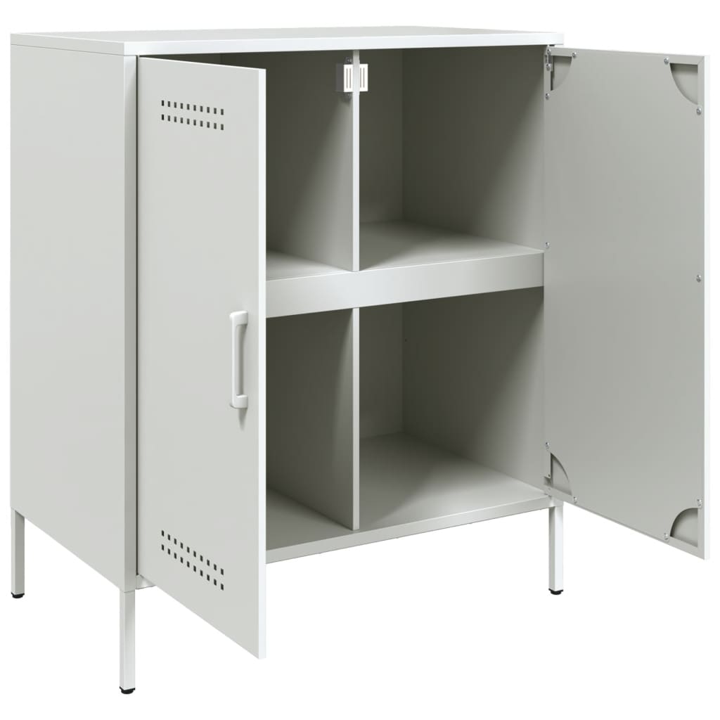 Buffet blanc 68x39x79 cm acier - XIOS