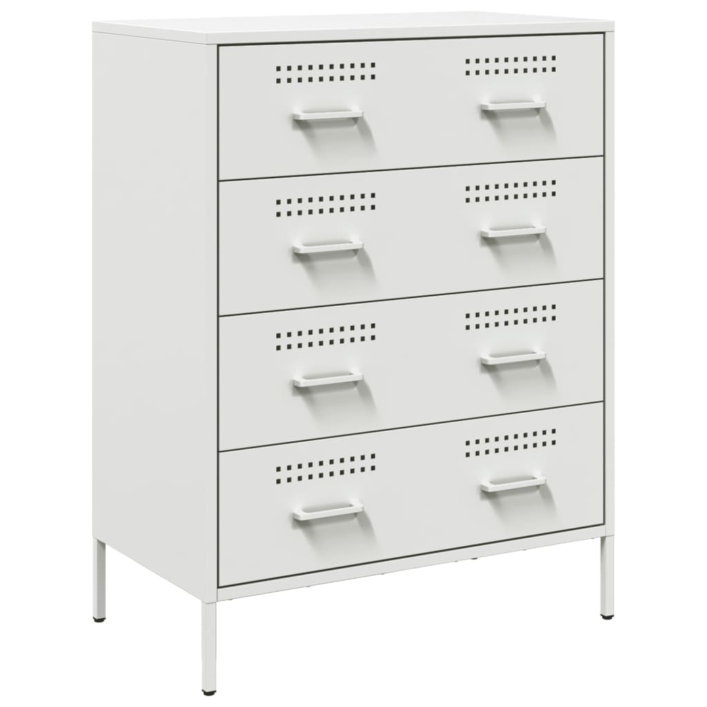 Buffet blanc 68x39x89 cm acier - XIOS