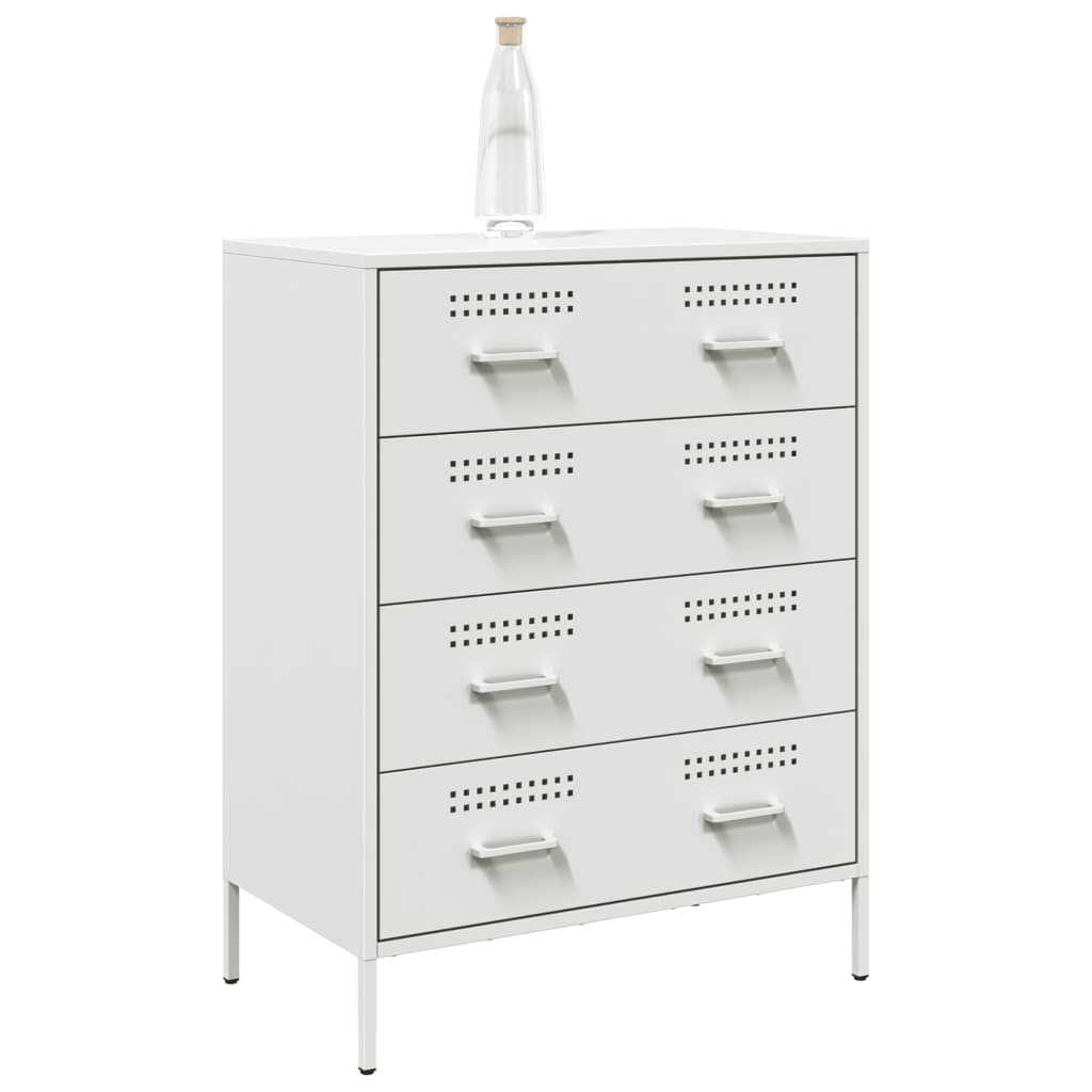 Buffet blanc 68x39x89 cm acier - XIOS
