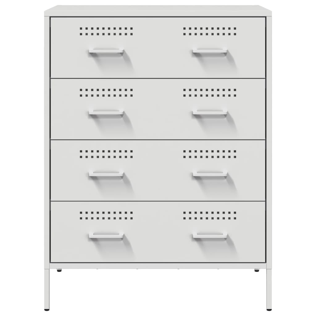 Buffet blanc 68x39x89 cm acier - XIOS