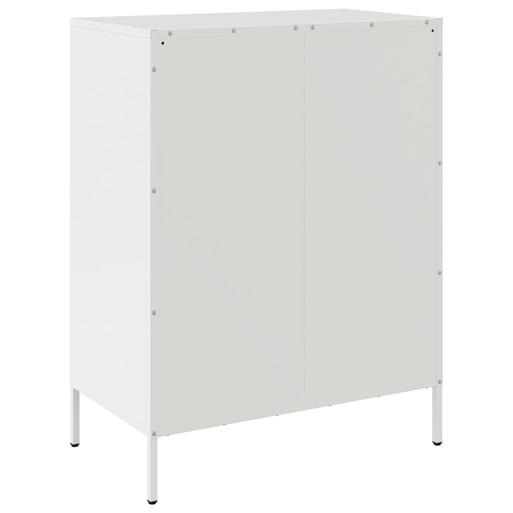Buffet blanc 68x39x89 cm acier - XIOS