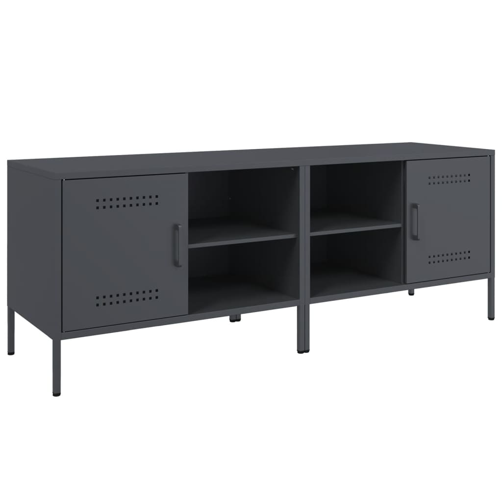 Meubles TV 2 pcs anthracite 68x39x50,5 cm acier - XIOS